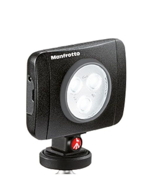 Manfrotto LED-Licht Lumimuse 3 mit Schnapp-Filterfassung, schwarz (MLUMIEPL-BK)