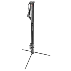   Manfrotto XPRO 3-Section photo monopod, aluminum, retractable base (MMXPROA3B)