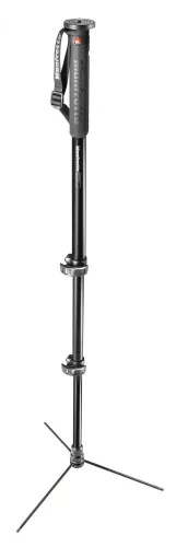 Manfrotto XPRO 3-Section photo monopod, aluminum, retractable base (MMXPROA3B)