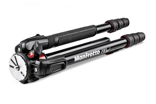 Manfrotto 190go! MS Aluminum 4-Section photo Tripod with twist locks (MT190GOA4)