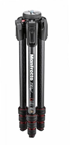 Manfrotto 190go! MS Carbon 4-Section photo Tripod with twist locks (MT190GOC4)