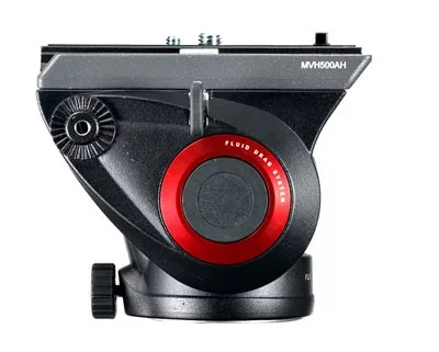 Manfrotto 500 Fluid Video Head with flat base (MVH500AH)