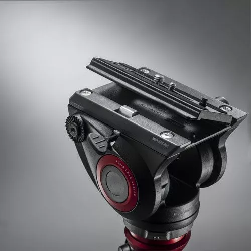 Manfrotto 500 Fluid Video Head with flat base (MVH500AH)