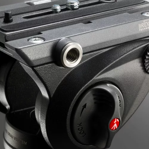 Manfrotto 500 Fluid Video Head with flat base (MVH500AH)