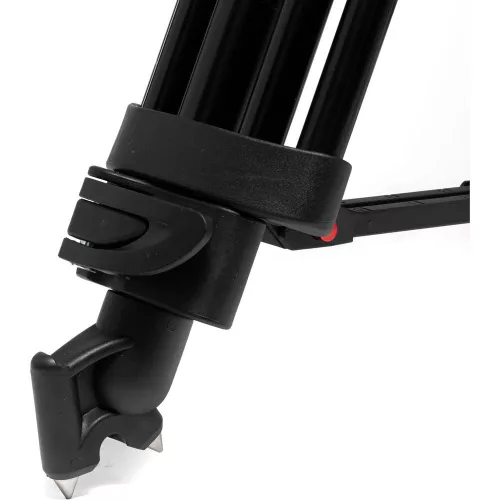 Manfrotto 502X Fluid Video Head & MVTTWINMA Aluminum Tripod with Mid-Level Spreader