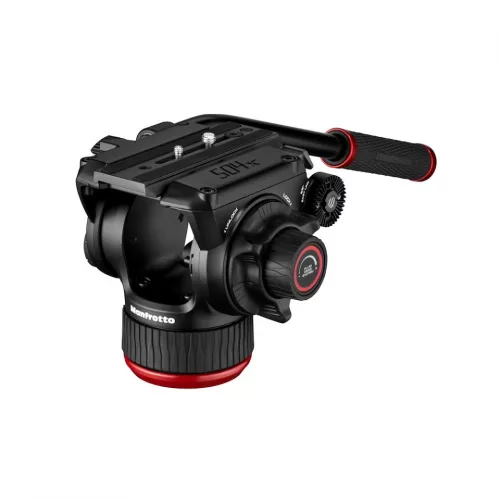 Manfrotto 504X Fluid videó fej 536 CF szimpla lábú tripoddal