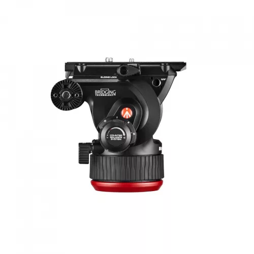 Manfrotto 504x fluid videó fej 645 fast alu ikerlábas állvánnyal
