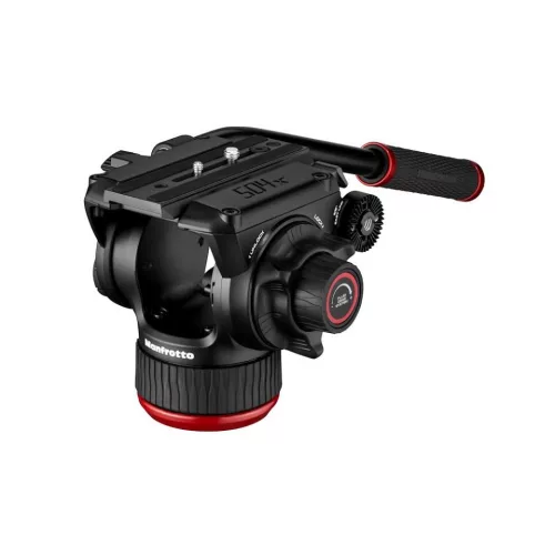Manfrotto 504x fluid videó fej alu ikerlábas állvánnyal, középterpesz (MVK504XTWINMA)