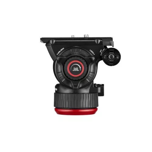 Manfrotto 504x fluid videó fej alu ikerlábas állvánnyal, középterpesz (MVK504XTWINMA)
