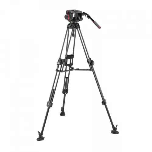 Manfrotto 509 Video fej+ 645 Fast karbon állvány