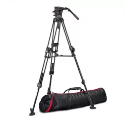Manfrotto 526 Pro Video fej + 645 Fast Alu állvány