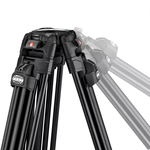 Manfrotto 526 Pro Video fej + 645 Fast Alu állvány