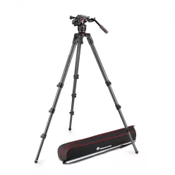 Manfrotto Nitrotech 608 video fej + 536 magas CF állvány