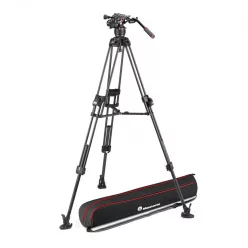 Manfrotto Nitrotech 608 fej + 645 Fast karbon állvány