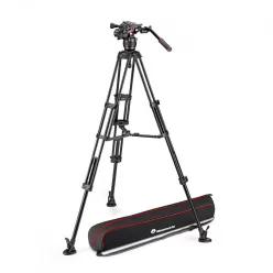 Manfrotto Nitrotech 608 video fej + alu állvány