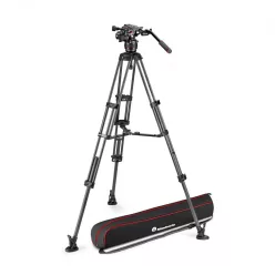 Manfrotto Nitrotech 608 video fej + karbon állvány