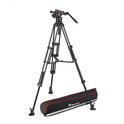 Manfrotto Nitrotech 612 video fej + alu állvány