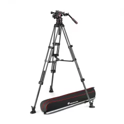 Manfrotto Nitrotech 612 video fej + karbon állvány