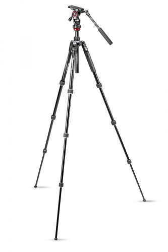 Manfrotto Befree live Aluminium tripod twist, video head (MVKBFRT-LIVE)