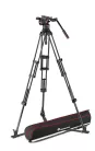 Manfrotto Nitrotech N12 video head w/CF Twin leg tripod GS 100/75mm (MVKN12TWINGC)