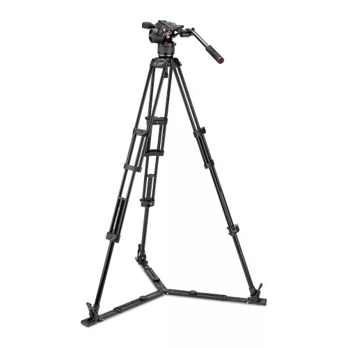 Manfrotto Nitrotech N8 video head w/ Twin leg tripod ground spreader (MVKN8TWING)