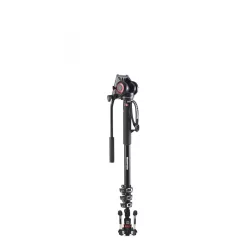   Manfrotto XPRO 4 section video monopod w Fluid head & FLUIDTECH base (MVMXPRO500)
