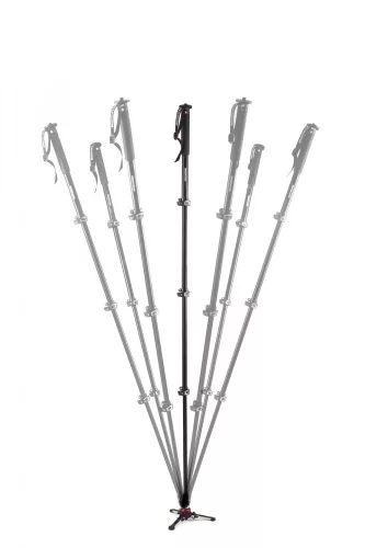 Manfrotto XPRO 4 section video monopod w Fluid head & FLUIDTECH base (MVMXPRO500)