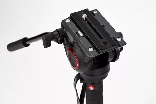 Manfrotto XPRO 4 section video monopod w Fluid head & FLUIDTECH base (MVMXPRO500)