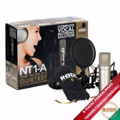   RODE NT1-A nagymembrános kondenzátor stúdió mikrofon csomag