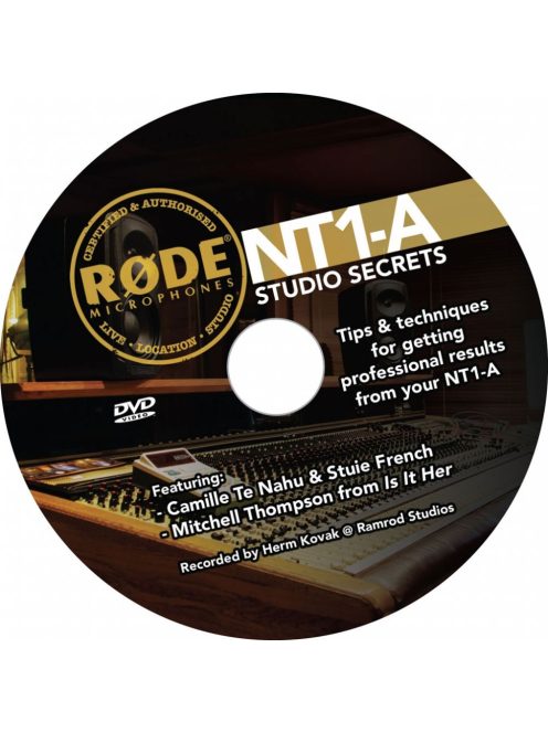 RODE NT1-A nagymembrános kondenzátor stúdió mikrofon csomag