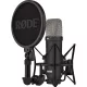 RODE NT1 Signature Series kondenzátor stúdió mikrofon, fekete