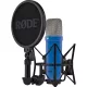 RODE NT1 Signature Series kondenzátor stúdió mikrofon, kobaltkék