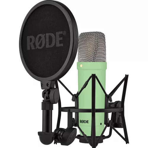 RODE NT1 Signature Series kondenzátor stúdió mikrofon, zöld