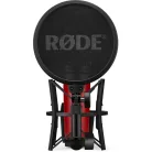 RODE NT1 Signature Series kondenzátor stúdió mikrofon, piros