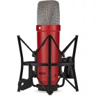 RODE NT1 Signature Series kondenzátor stúdió mikrofon, piros