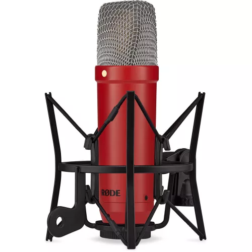 RODE NT1 Signature Series kondenzátor stúdió mikrofon, piros
