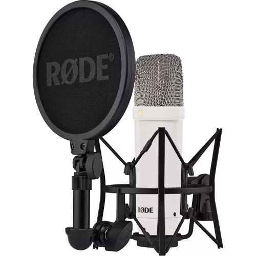 RODE NT1 Signature Series kondenzátor stúdió mikrofon, fehér