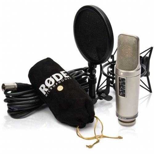 RODE NT2-A nagymembrános kondenzátor stúdió mikrofon csomag