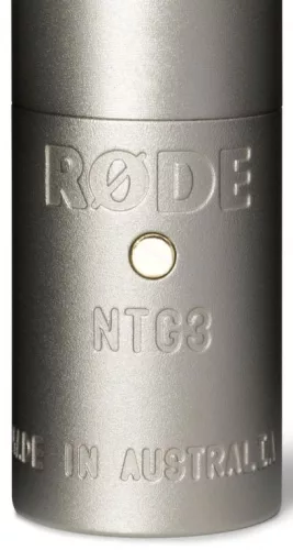 RODE NTG-3 prémium minőségű puskamikrofon - ezüst színű