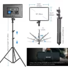 NEEWER NW-45W LED Videó-Lámpa (2.4Ghz 3200-5600K 45W 9600Lux) (2db)