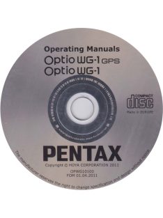 Pentax Optio WG-1/WG-1 GPS használati útmutató CD
