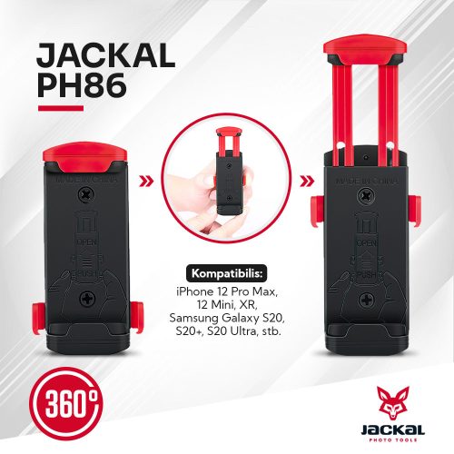 Jackal PH86 mobiltelefon tartó
