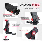 Jackal PH86 mobiltelefon tartó