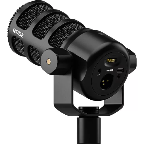RODE PodMic USB dinamikus broadcast és podcast mikrofon (XLR / USB), fekete