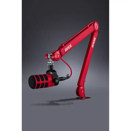 RODE PSA1+ Professzionális rugós-gémes stúdió mikrofonkar (PSA1+), piros