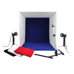  MIKROSAT PT-03 tárgysátor villágítással (50x50x50cm) (2x50W)
