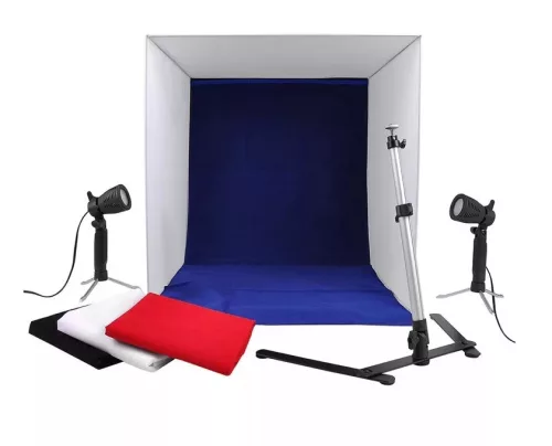 MIKROSAT PT-03 tárgysátor villágítással (50x50x50cm) (2x50W)