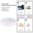 PULUZ Panoramic rotating display // 360 fokos termékforgató (30cm // 10-20kg) (white) (PU3049W)