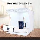 PULUZ Panoramic rotating display // 360 fokos termékforgató (30cm // 10-20kg) (white) (PU3049W)