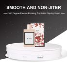 PULUZ Panoramic rotating display // 360 fokos termékforgató (30cm // 10-20kg) (white) (PU3049W)